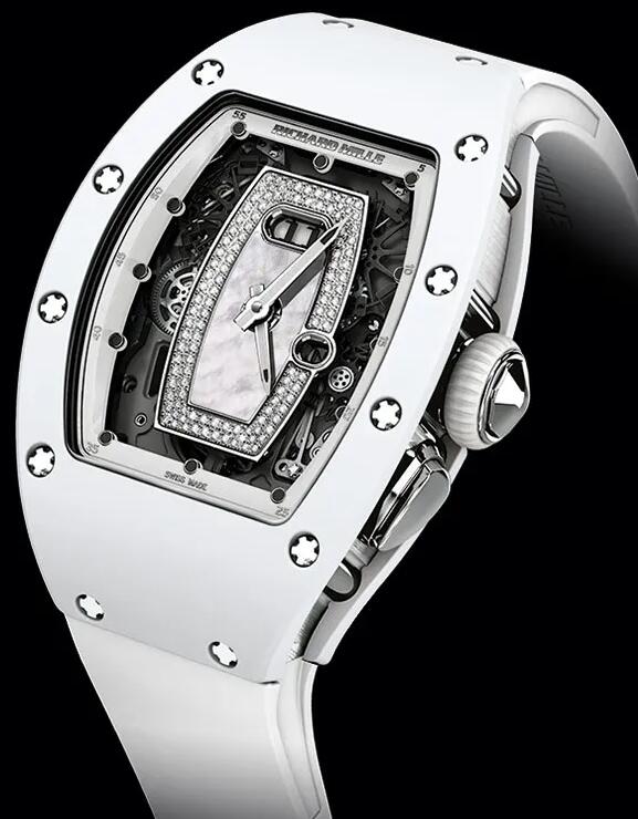Replica Richard Mille RM 037 White Ceramic Watch Replica Richard Mille RM 037 White Ceramic Watch